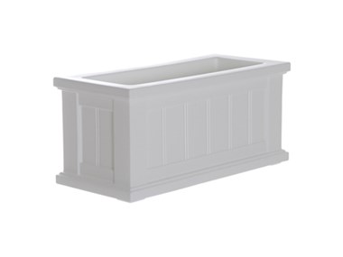 Picture of Cape Cod Patio Planter 24x11 White