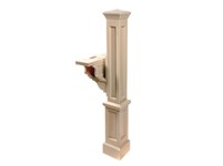 Picture of Rockport Single Mail Post Clay