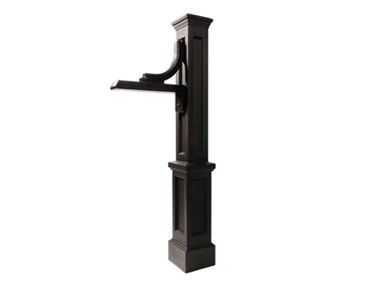 Picture of Woodhaven Address Sign Post Black