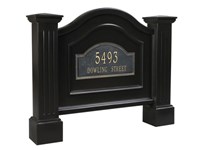 Picture of Nantucket Address Sign in Black