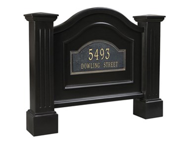 Picture of Nantucket Address Sign in Black