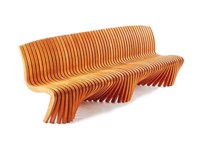 Picture of Double Shoulder Straight Bench- 50''W x 27''D x 32''H