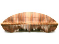 Picture of Double Wing Straight Bench - 78''W x 27''D x 32''H