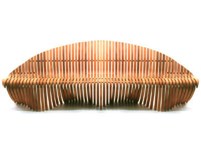 Picture of Double Wing Straight Bench - 97''W x 27''D x 32''H