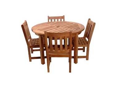 Picture of Classic 5 Piece Round Table Armchair Set