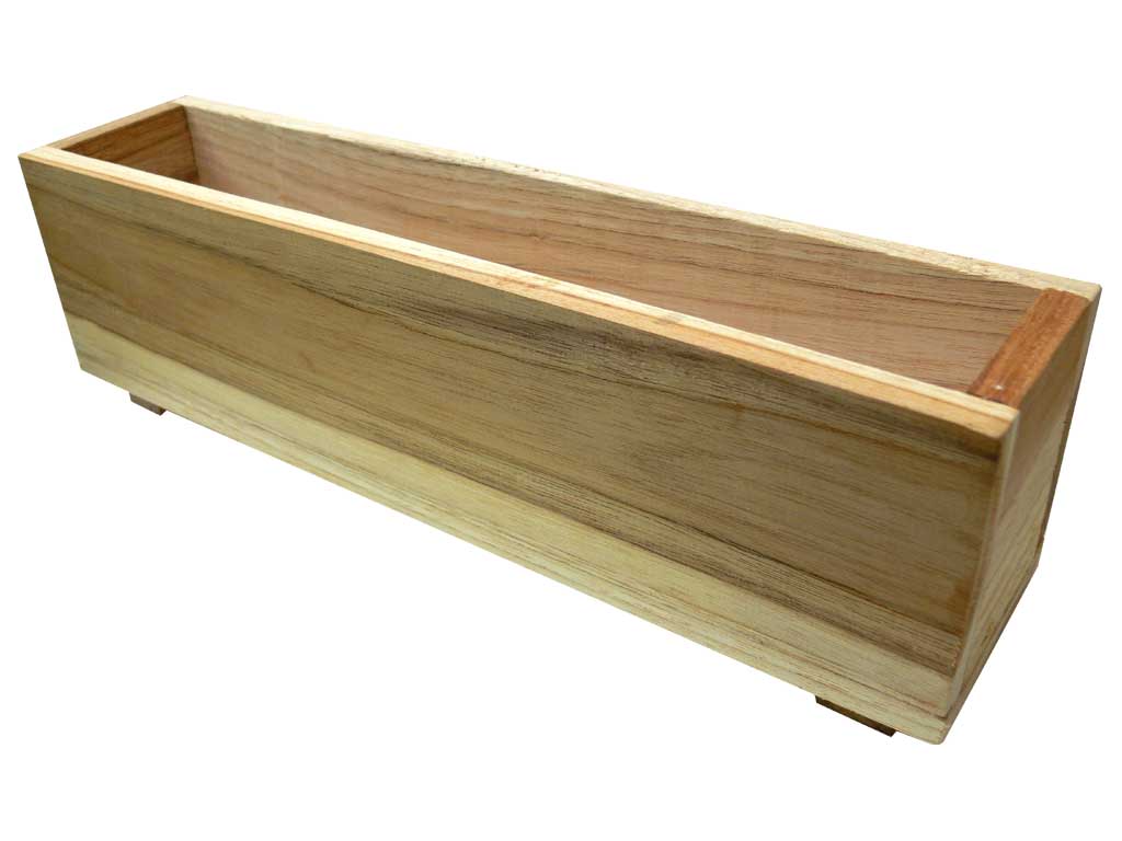 Teak Herb Planter Box 3��H x 3��W x 13��L Teak Planter™