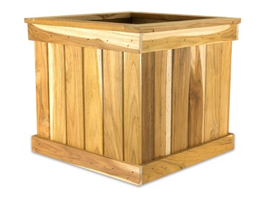 Picture of Teak Tree Planter Box - 24'' Cube