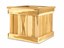 Picture of Teak Tree Planter Box - 12'' Cube